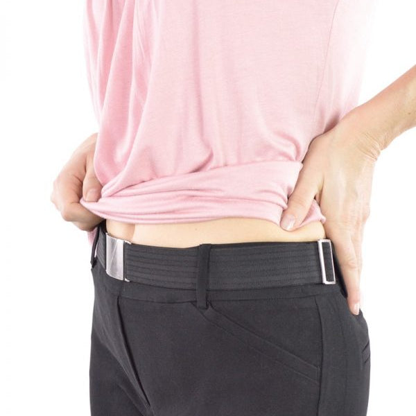 Seva Unisex Flat Belt  - Black