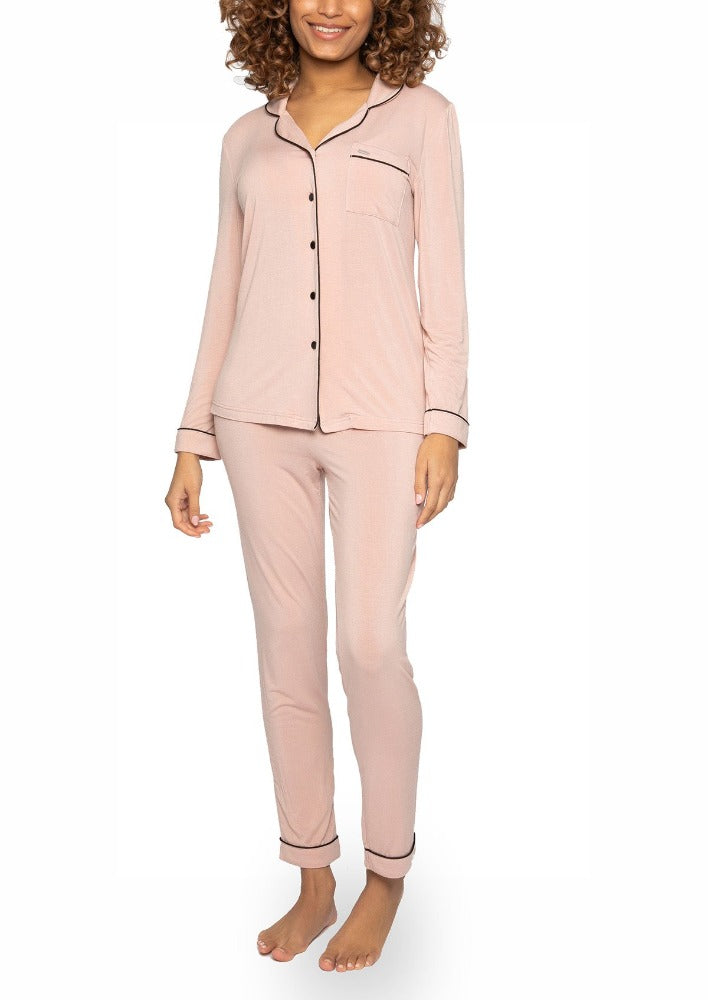 Bamboo Pyjamas - Trousers Set - Pink