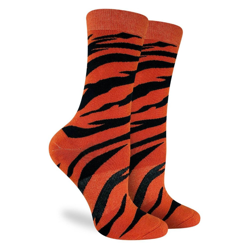 Tiger Print Active Fit Socks - Women's 5-9