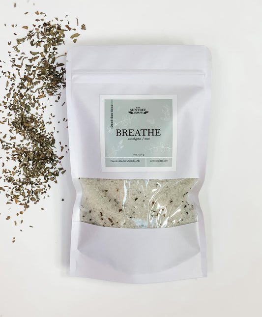 Dead Sea Bath Salts - 8oz Pouch - Breathe