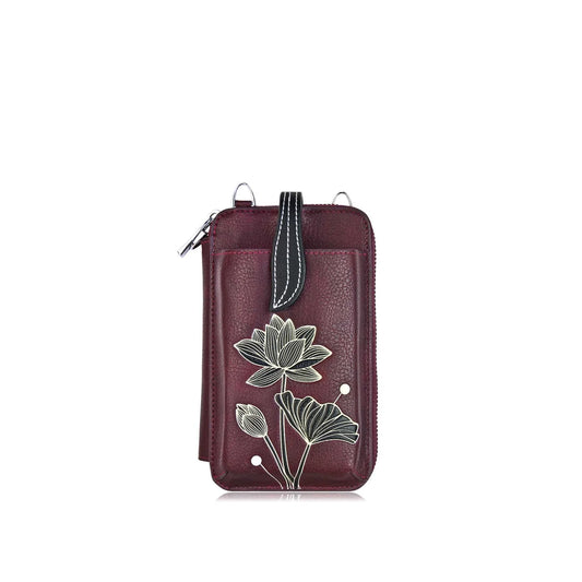 Hope Smartphone Pouch Wallet - Wine