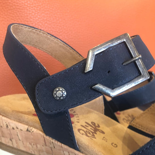 Iris Sandal - Navy