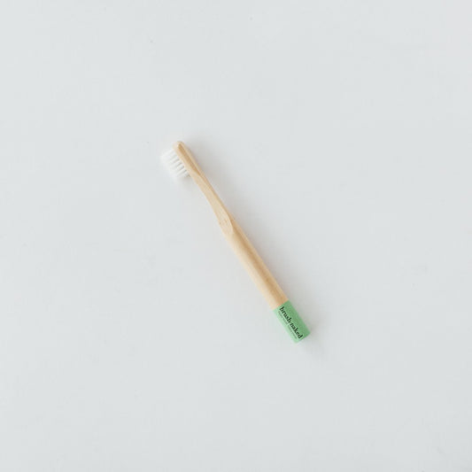 Bamboo Toothbrush - Kids Soft - Green - The Grinning Goat