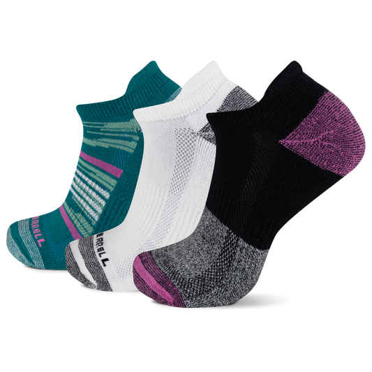Repreve Recycled Everyday Low Cut Tab Sock 3pk Pink Assorted