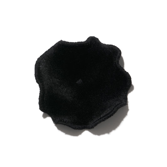 Reusable Organic Bamboo Velour + French Terry Rounds - Black