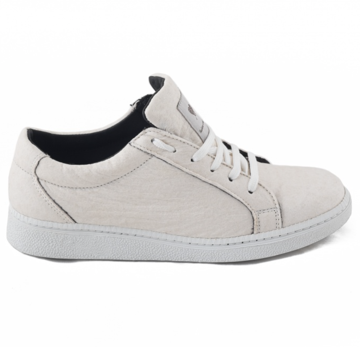 Unisex Basic White Piñatex™ Sneakers - The Grinning Goat