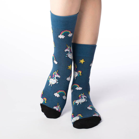 Unicorn Crew Socks - Women's 5-9 - The Grinning Goat