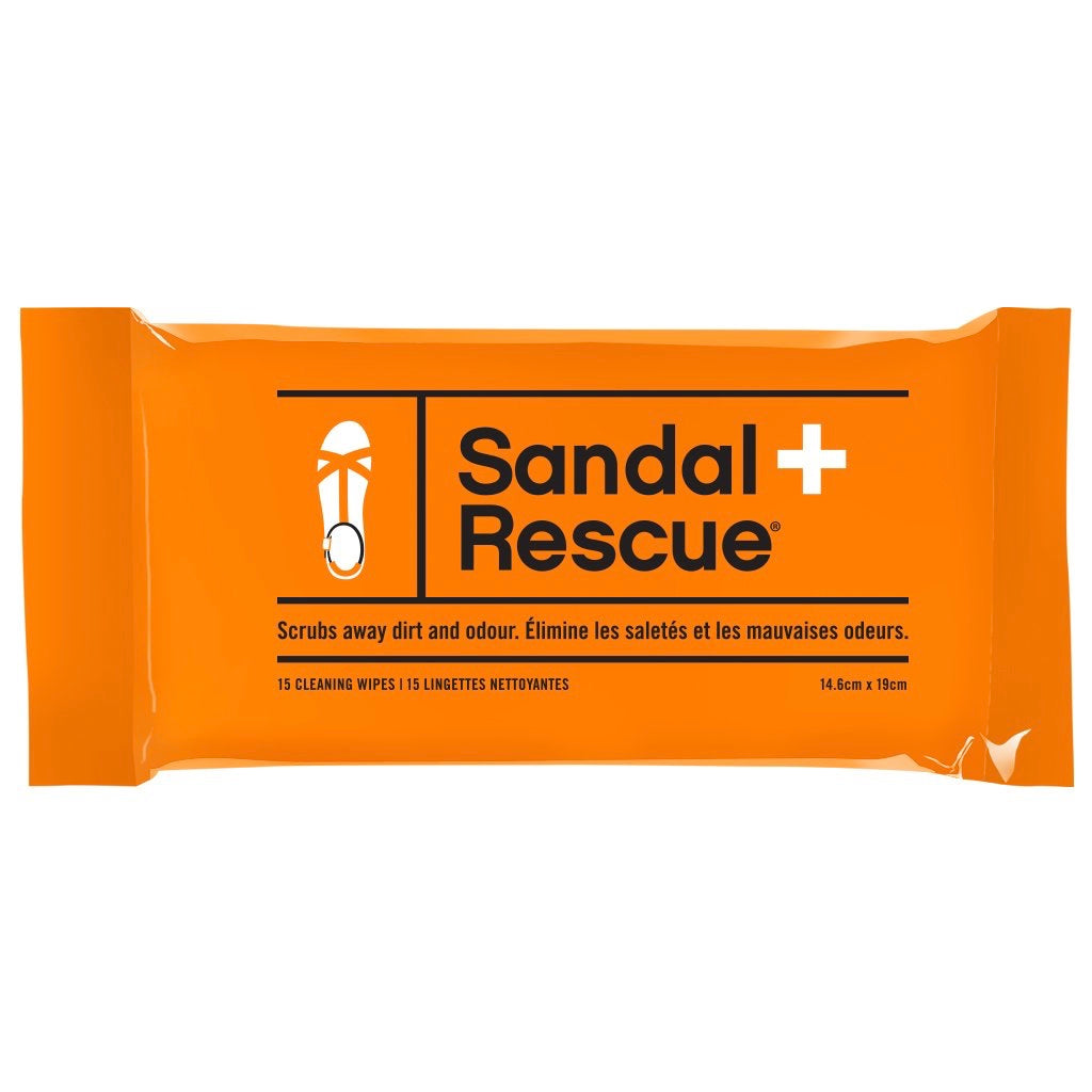 Sandal Rescue Wipes - Resealable Pack of 15 - The Grinning Goat
