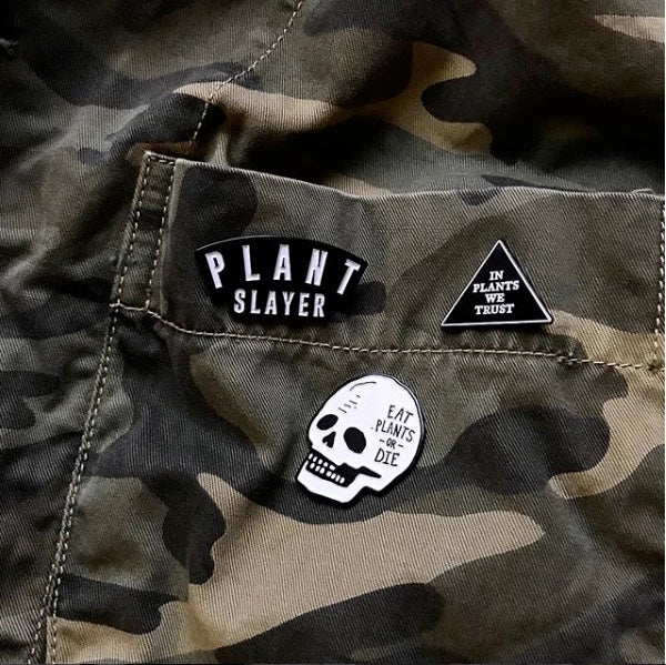 Plant Slayer Pin - The Grinning Goat