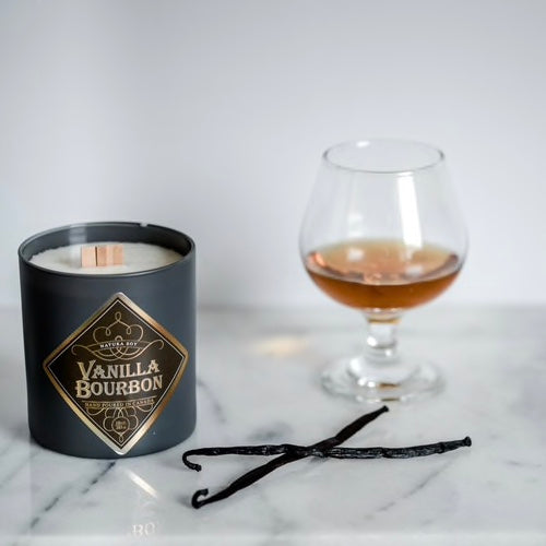 Vanilla Bourbon Man Candle - The Grinning Goat