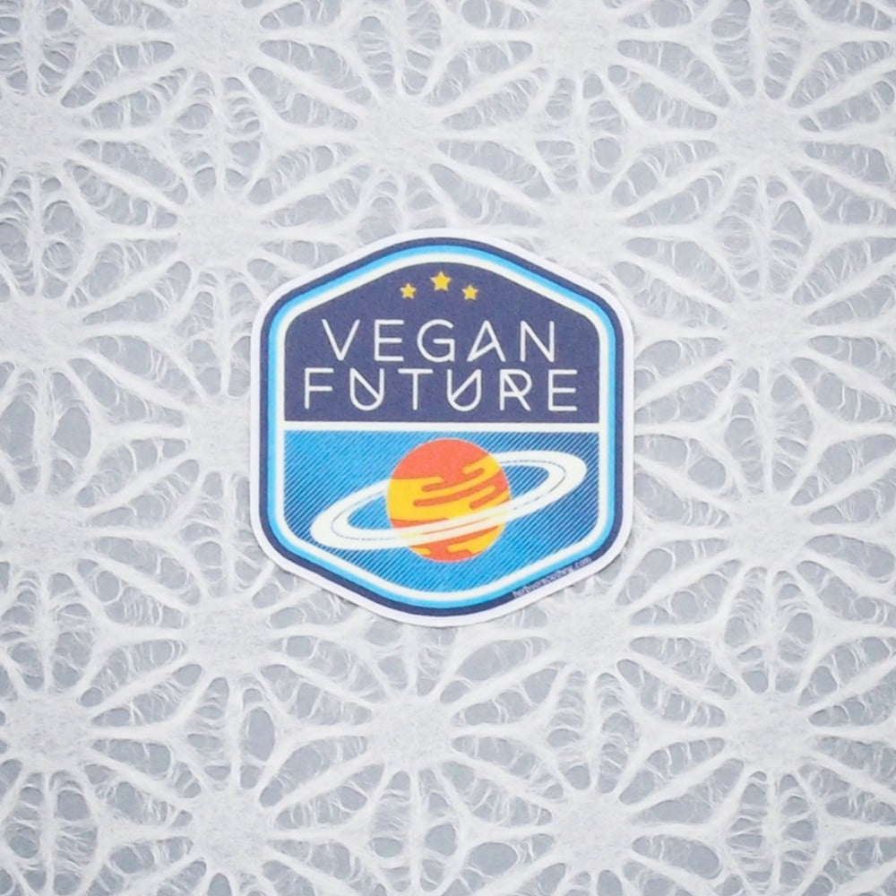 Mini Vegan Future Die Cut Sticker