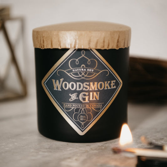 Woodsmoke & Gin Man Candle